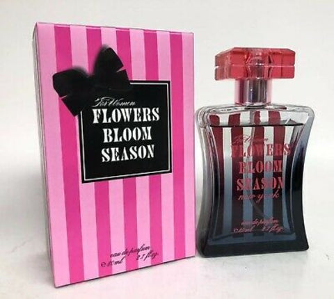 1323-3 "FLOWERS BOOM SEASON NEW YORK WOMEN FRAGRANCES"