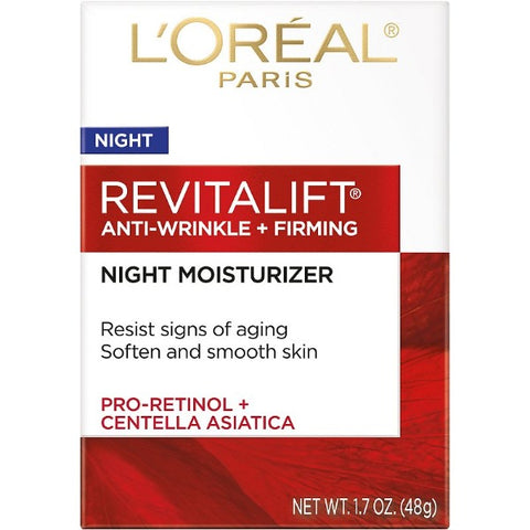 L'OREAL REVITALIFT ANTI-WRINKLE + FIRMING NIGHT MOISTURIZER