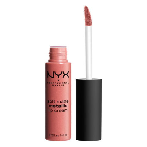 NYX PROFESSIONAL MAKEUP Soft Matte Metallic Lip Cream "Cannies"