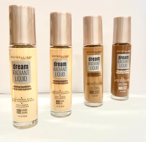 Maybelline Dream Radiant Liquid Foundation with Hyaluronic Acid + Collagen