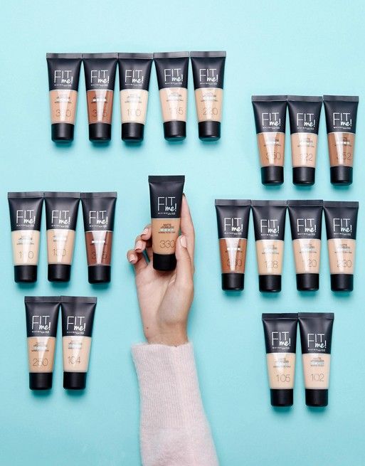 MAYBELLINE FIT ME MATTE AND PORELESS FOUNDATIONS TUBE
