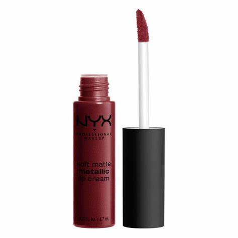 NYX PROFESSIONAL MAKEUP Soft Matte Metallic Lip Cream - Budapest"