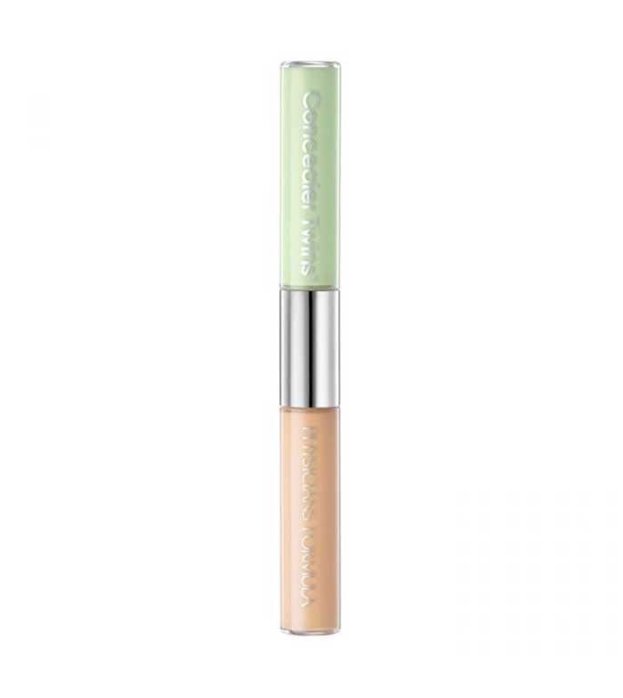 PHYSICIANS FORMULA 2-IN-1 CORRECT AND COVER CREAM UNDER-EYE CONCEALERS TWINS, GREEN/LIGHT