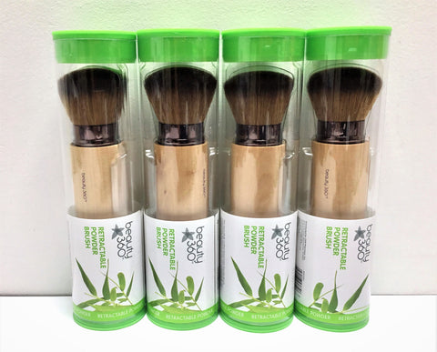 BEAUTY 360 BAMBOO RETRACTABLE POWDER BRUSHES