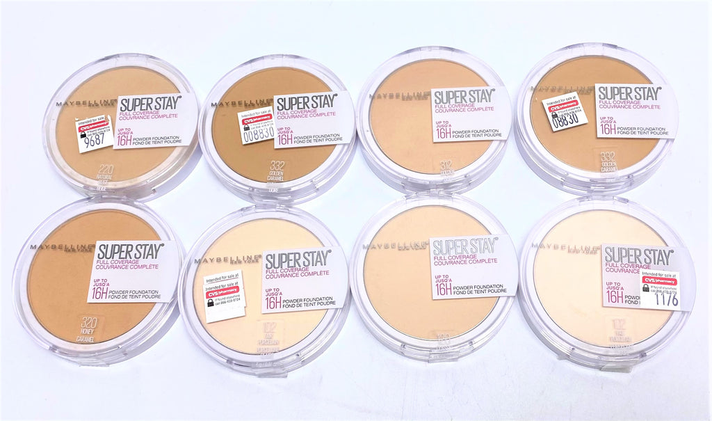 MAYBELLINE SUPER STAY FULL COVERAGE ASSORTED POWDER FOUNDATION
