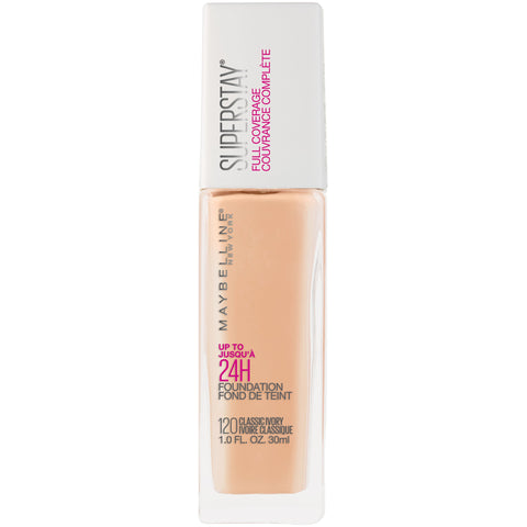 MAYBELLINE "SUPERSTAY FULL COVERAGE FOUNDATION"