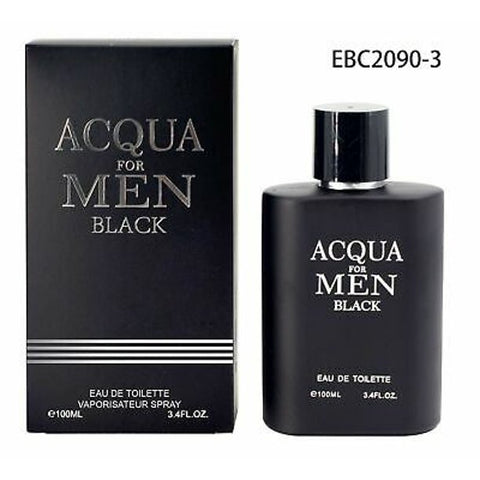 2090-3 "ACQUA FOR MEN BLACK FRAGRANCE"