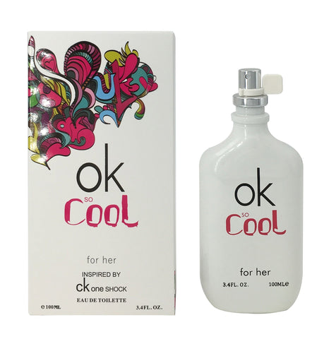 1030-3 "OK SO COOL WHITE FOR WOMEN FRAGRANCES"